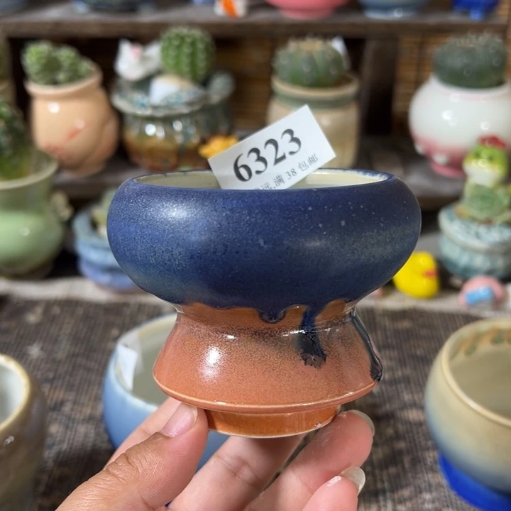 口6 手工花盆满30包邮