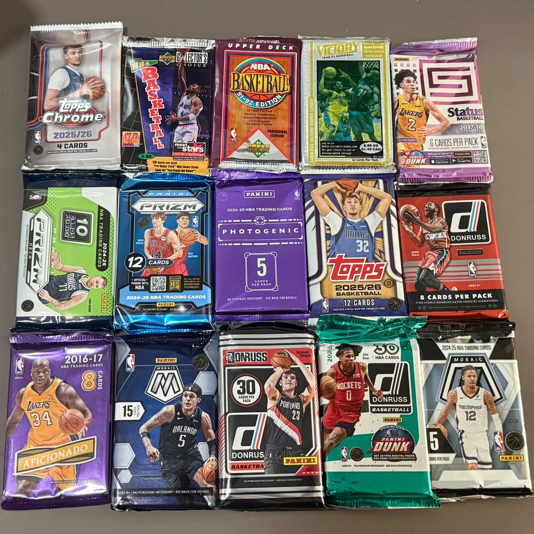 【拆盒】帕尼尼  Panini 无限火力 pro版 球星卡 （未成年禁止下单）