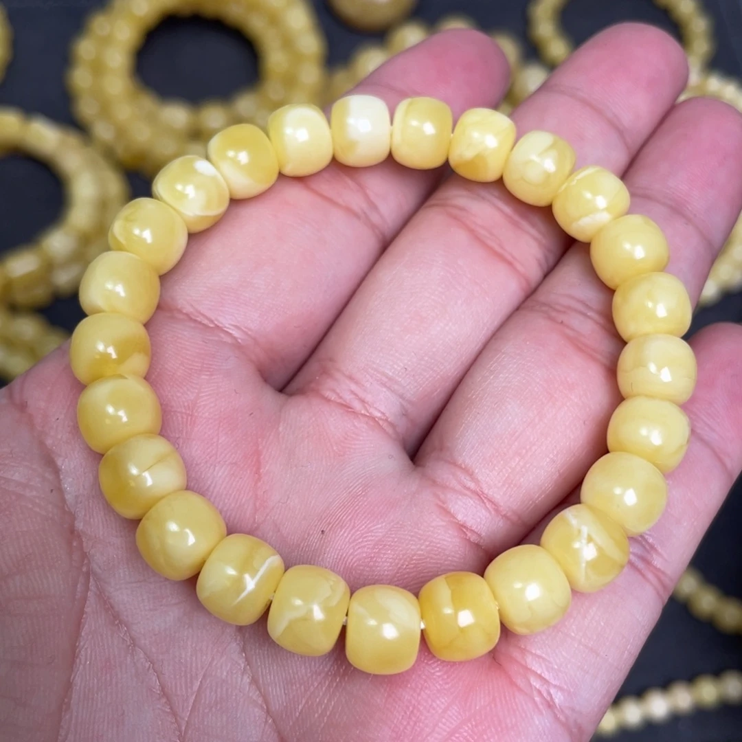 蜜蜡未镶嵌裸石蜜蜡手串8.8mm