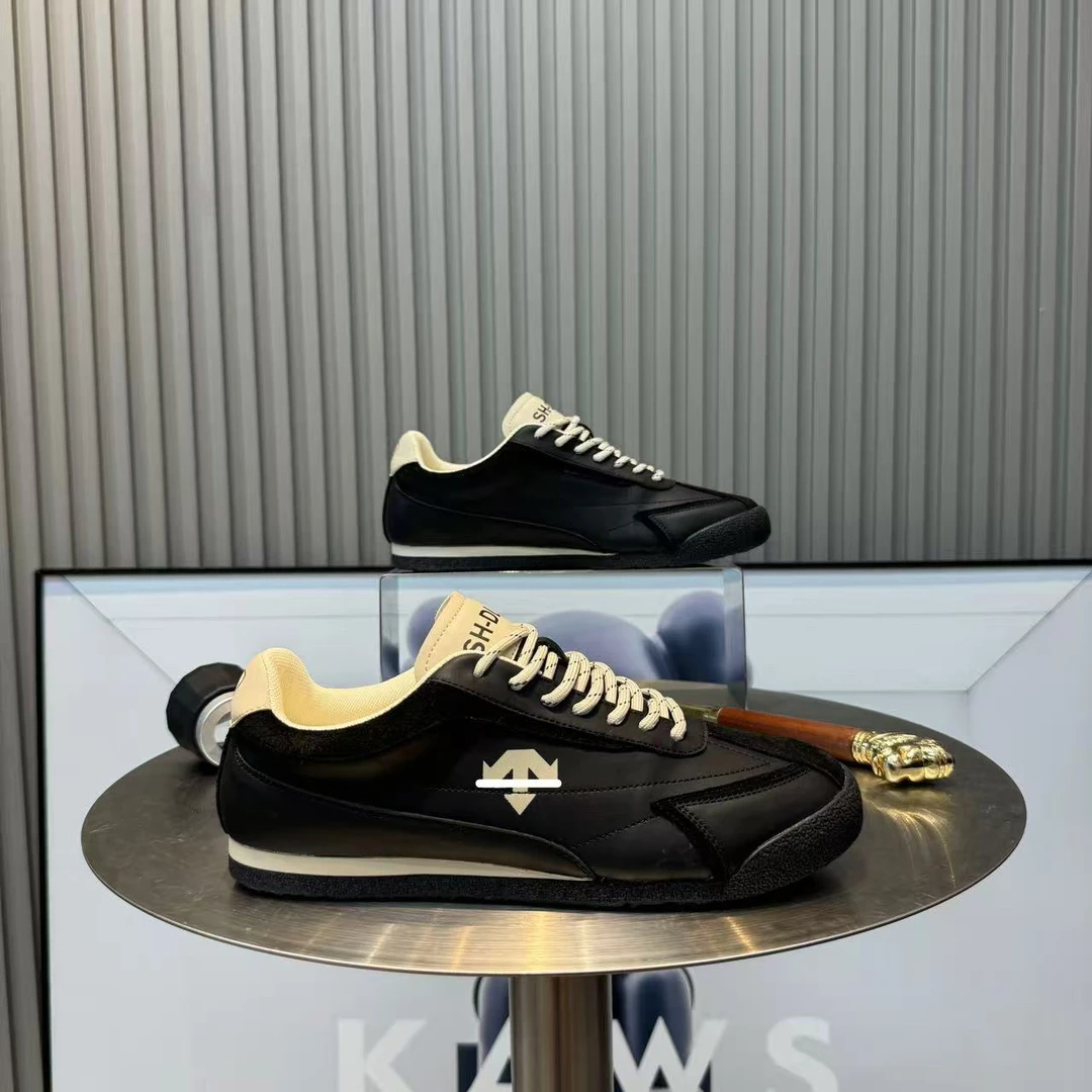 单鞋男士秋季休闲鞋时尚休闲运动鞋低帮轻便阿甘鞋