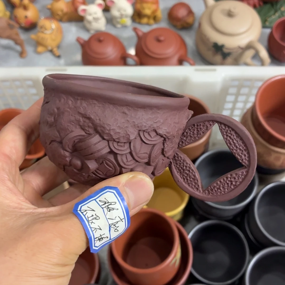 茶杯紫砂瑕疵不退不换介意勿拍