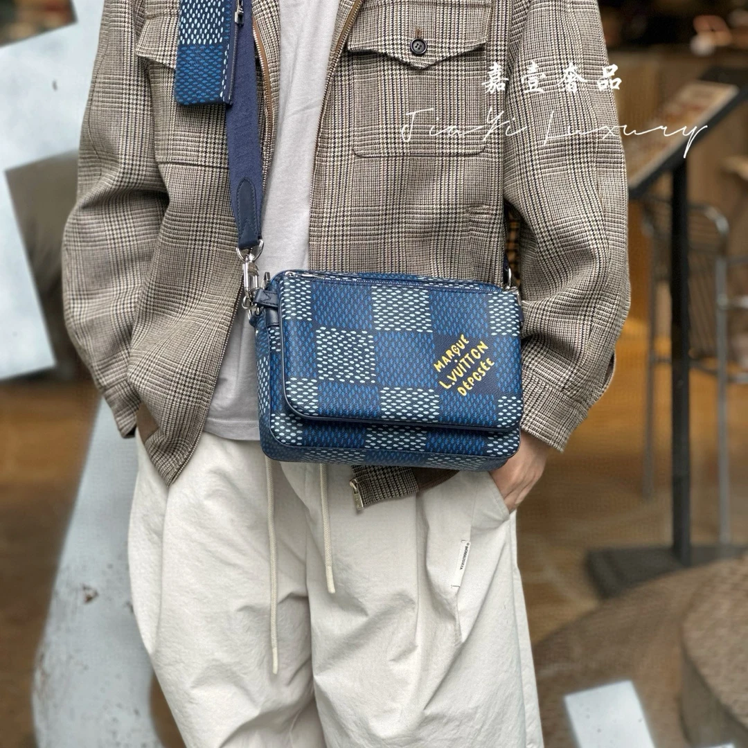 99新 LouisVuitton/路易威登 9014TrioMessenger邮差三合一斜挎包