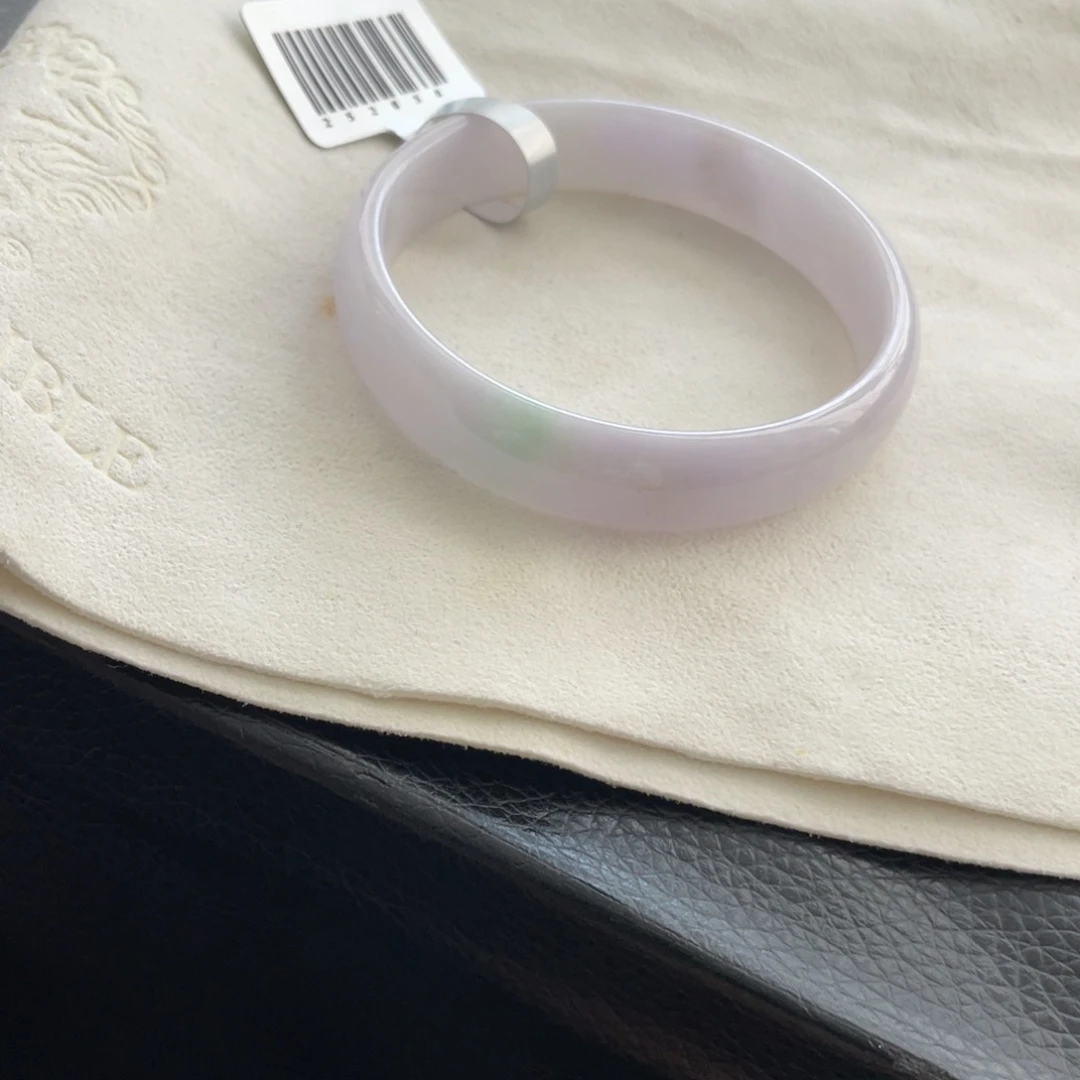 翡翠未镶嵌手镯纹56公主镯