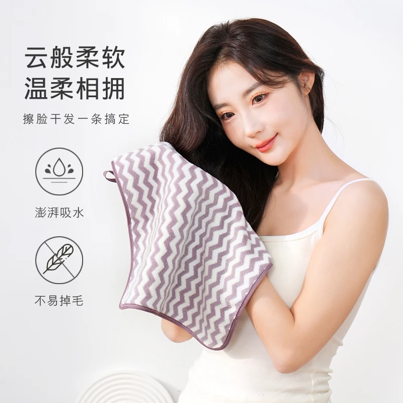 7A抗菌珊瑚绒毛巾加厚柔软强力吸水速干家用洗澡洗脸面巾男女情侣