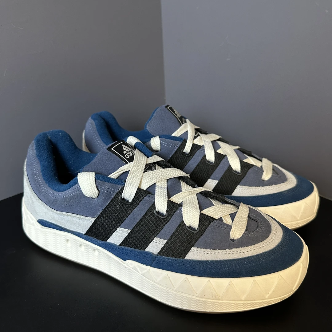 95新 maje 40.5码 originals Adimatic 低帮 板鞋 男女同款 无盒