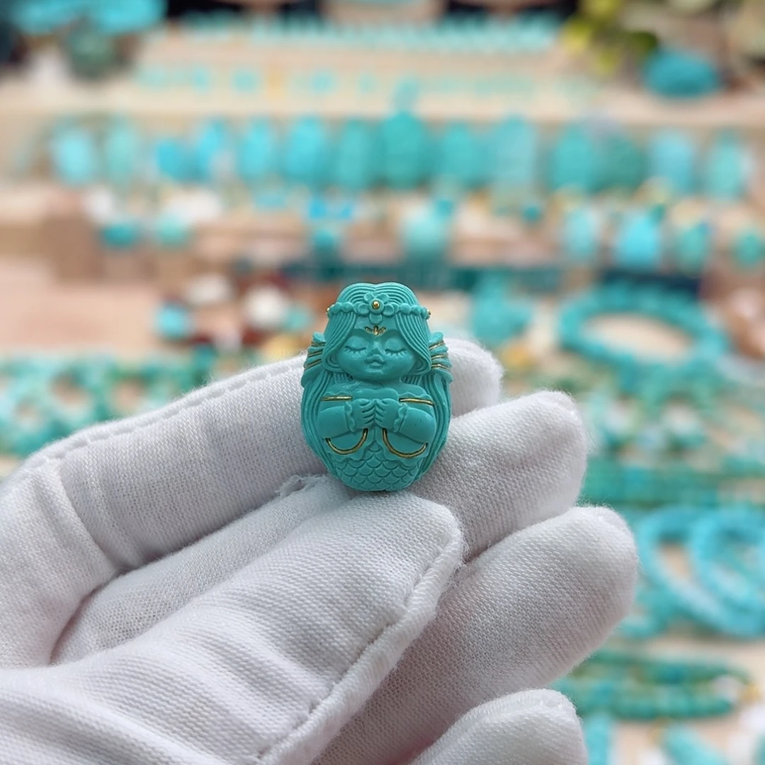 绿松石未镶嵌珠宝奇石