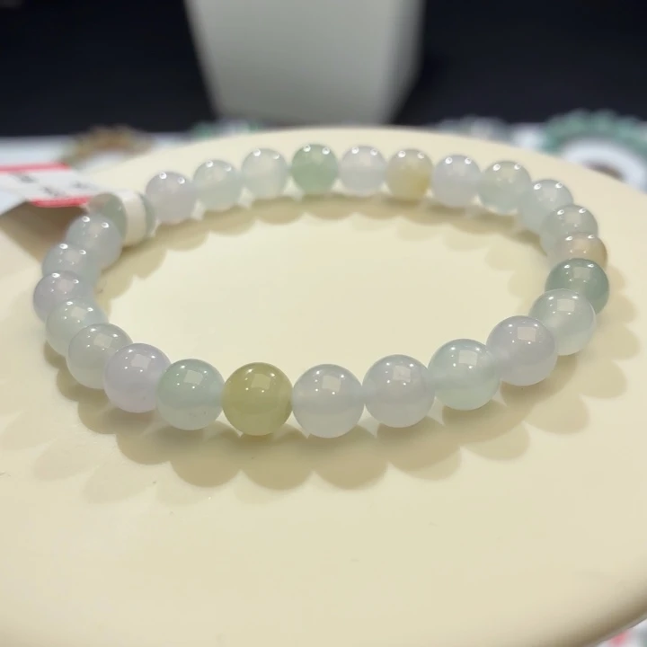 翡翠未镶嵌手链卡7