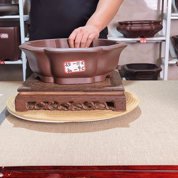 紫砂花盆紫砂花盆