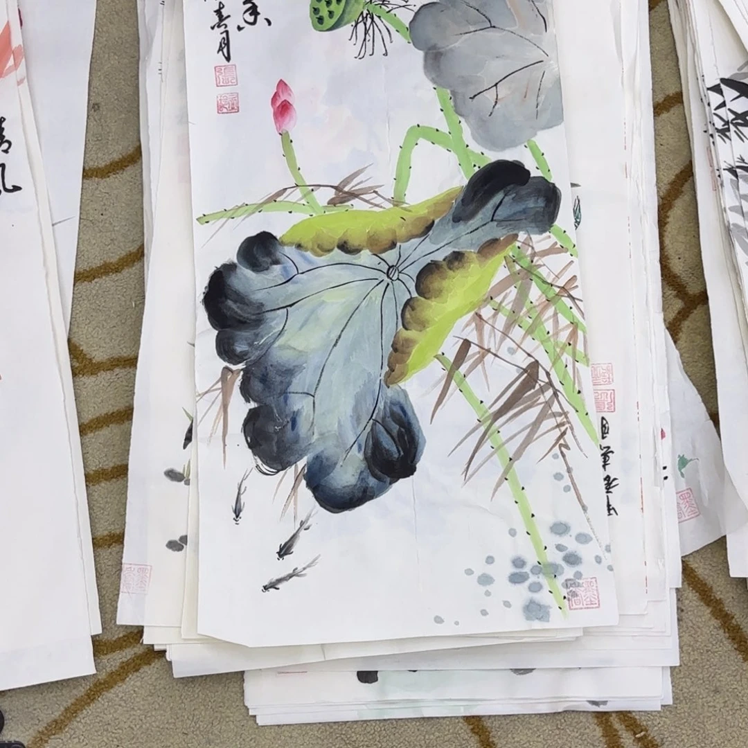 红***果国画张永玲四尺四开艺