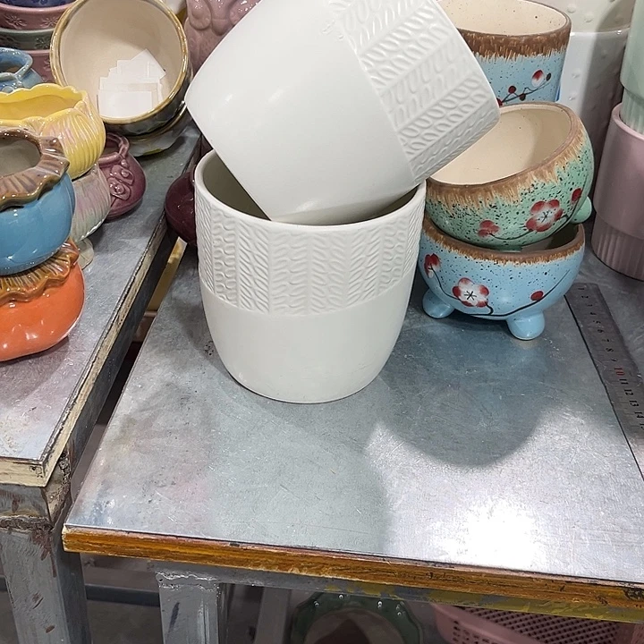 有孔！福利价陶瓷花盆全场10包邮