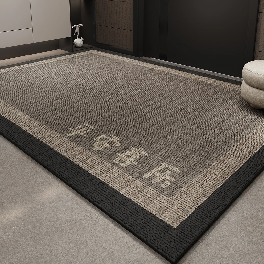 忘忧虫轻奢高级感入户门垫家用免洗防滑玄关脚垫可裁剪进门地毯