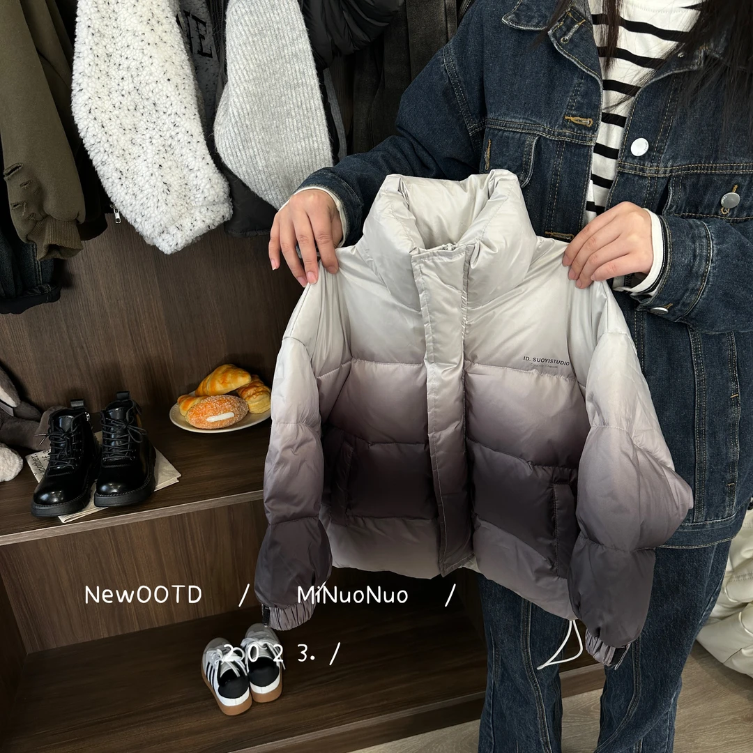 【小黎家清货款】儿童渐变羽绒服新款冬季童装外套D23118