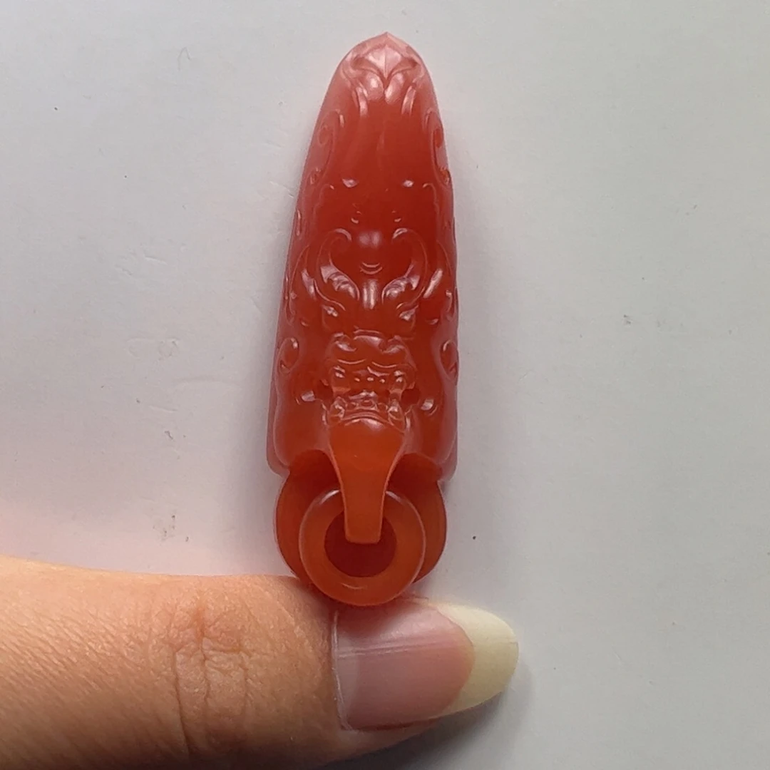 未镶嵌南红玛瑙挂件用****5滴水洞瑞兽