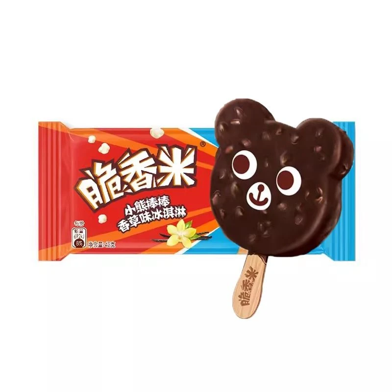 脆香米小熊棒棒香草味冰淇淋42g/支雪糕同城配