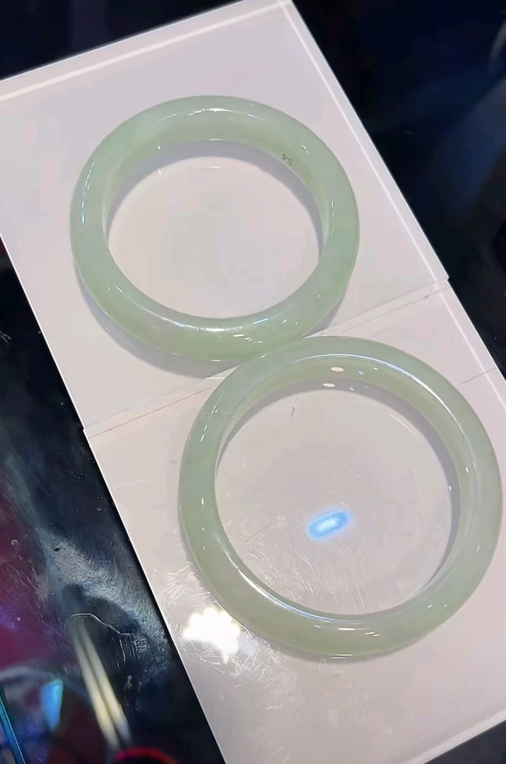 【初见珠宝】翡翠手镯2-1C380X43【多样性发一件】圈口52-62