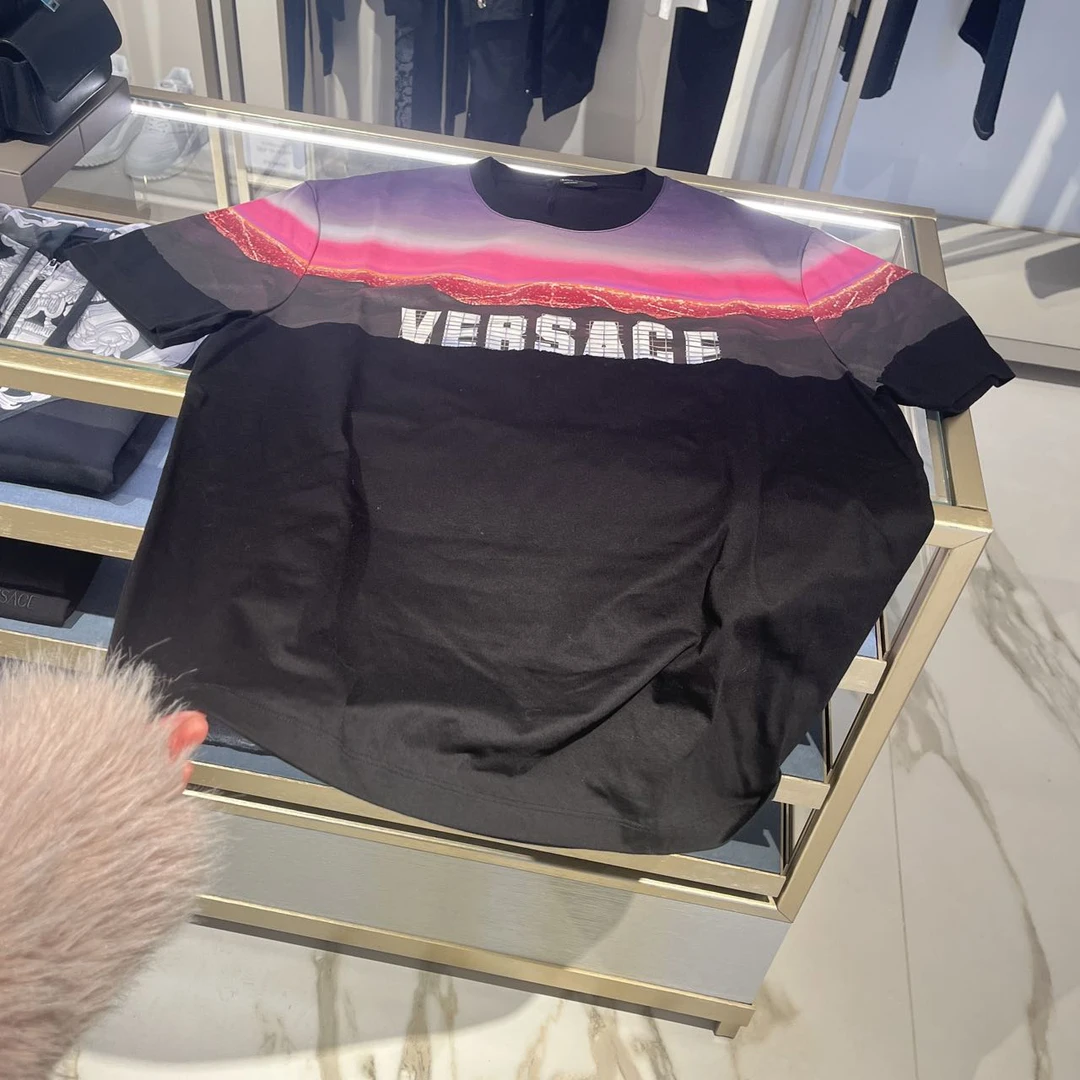 全新未使用 VERSACE/范思哲 男士短袖T恤