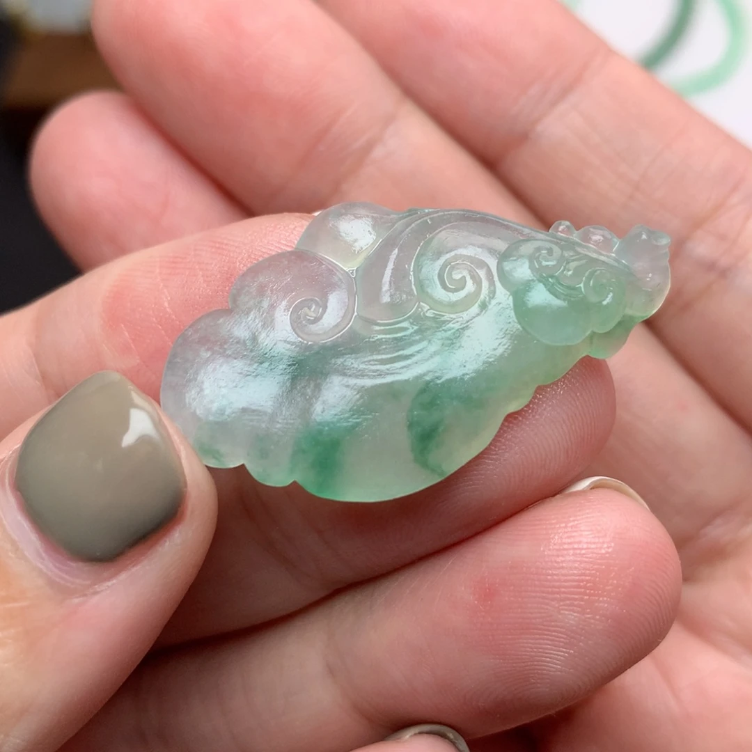 未镶嵌定制翡翠如意