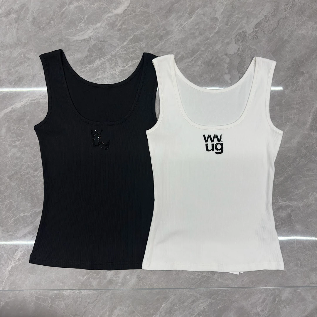 清 烫钻背心显瘦夏季上衣吊带时尚舒适运动