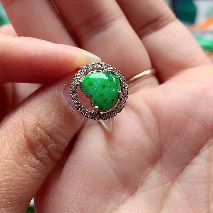 翡翠银S925镶嵌颈饰