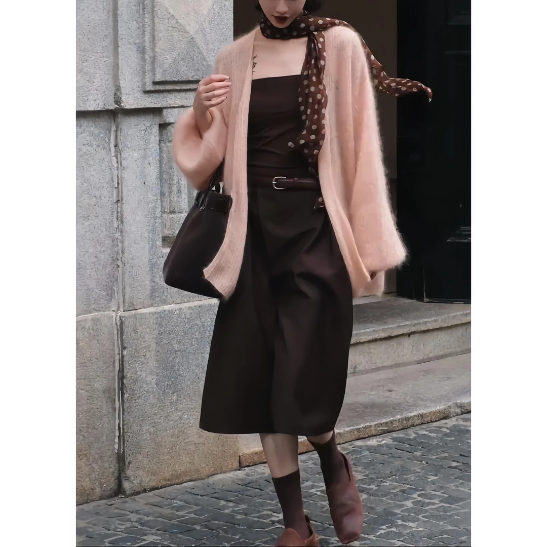 实物太美！不能错过！慵懒好看针织衫女外套百搭秋冬季新款毛衣开衫