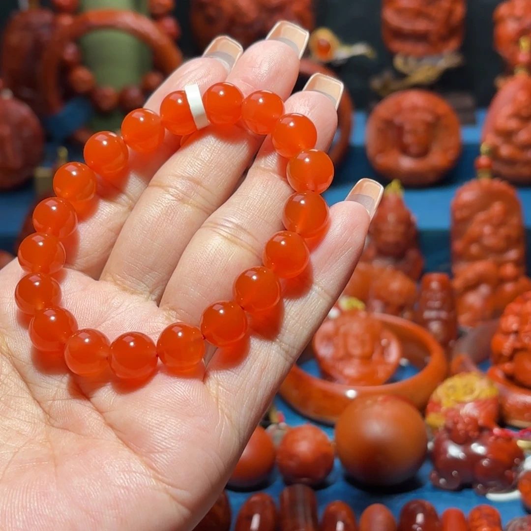 未镶嵌雕刻南红玛瑙