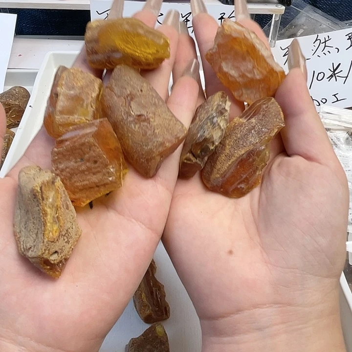 小***生定制琥珀未镶嵌天然琥珀蜜蜡