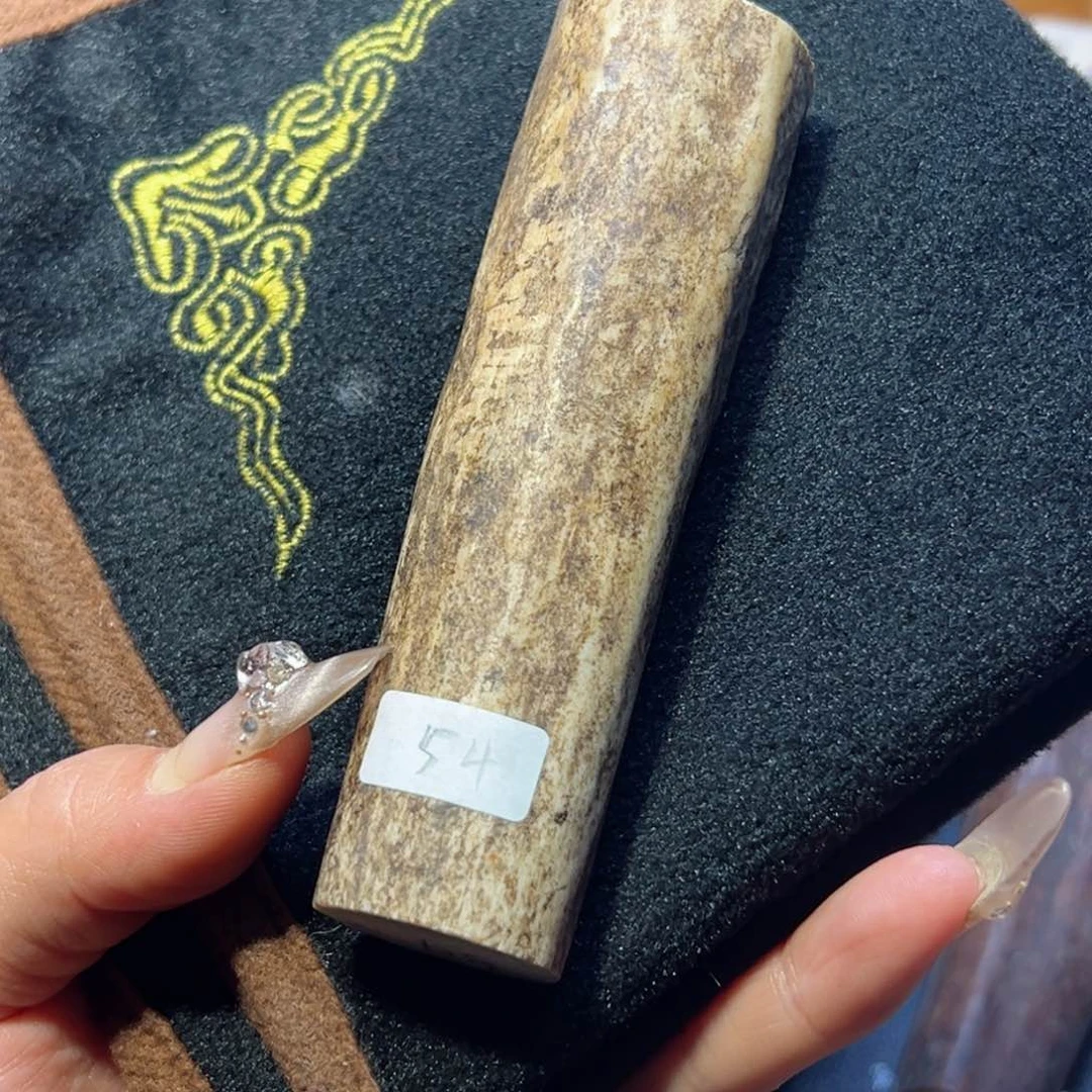 鹿骨把件鹿骨鹿角