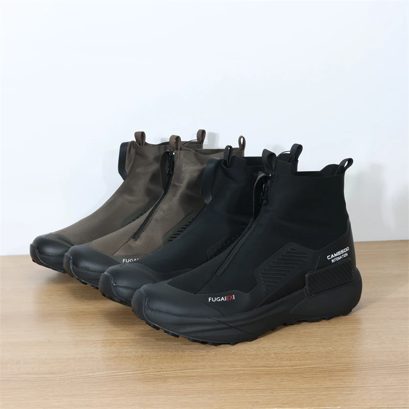 6758 美国美洛轻便软底中帮拉链防寒轻户外工装靴马丁靴男