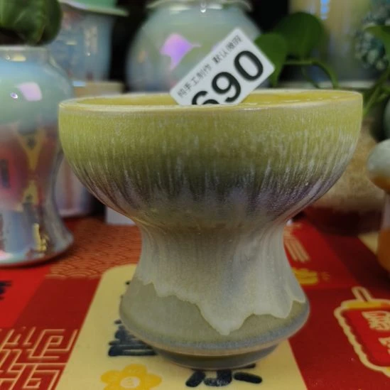 景德镇手工高温陶瓷：内口11.8高12