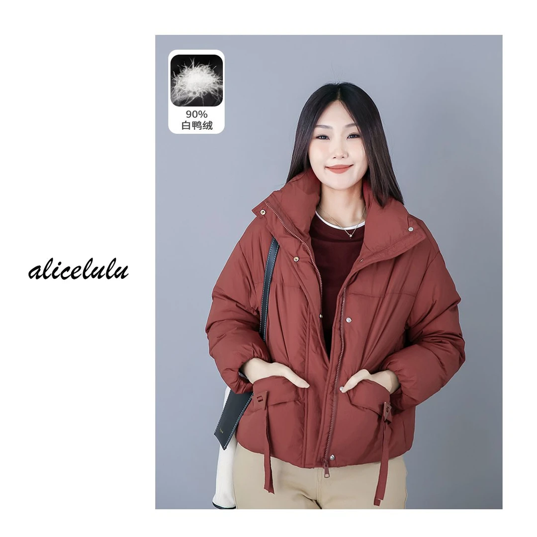 4 ALICE 御寒金三角羽绒服 蓬松鸭绒 轻暖百搭 S2139488Tr