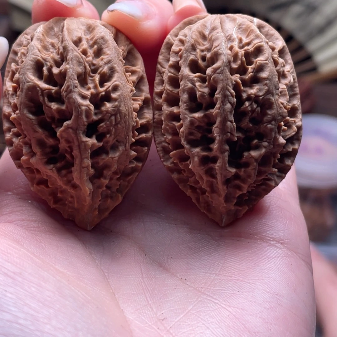 文玩核桃把件楸刀鱼31