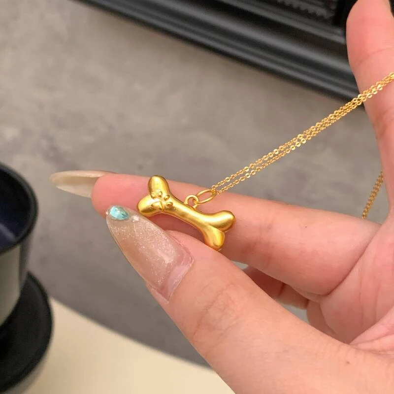 铜合金吊坠 可爱小骨头吊坠 L024