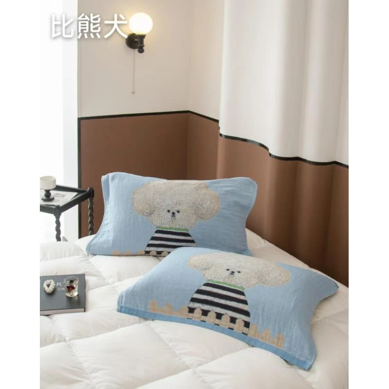 【京かわ会社】纯棉枕巾一对装52*75cm枕巾 固定花色 组合链接