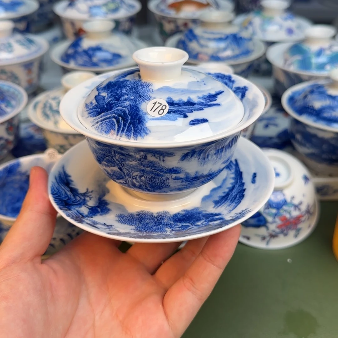 彦祖纯手工手绘茶具178