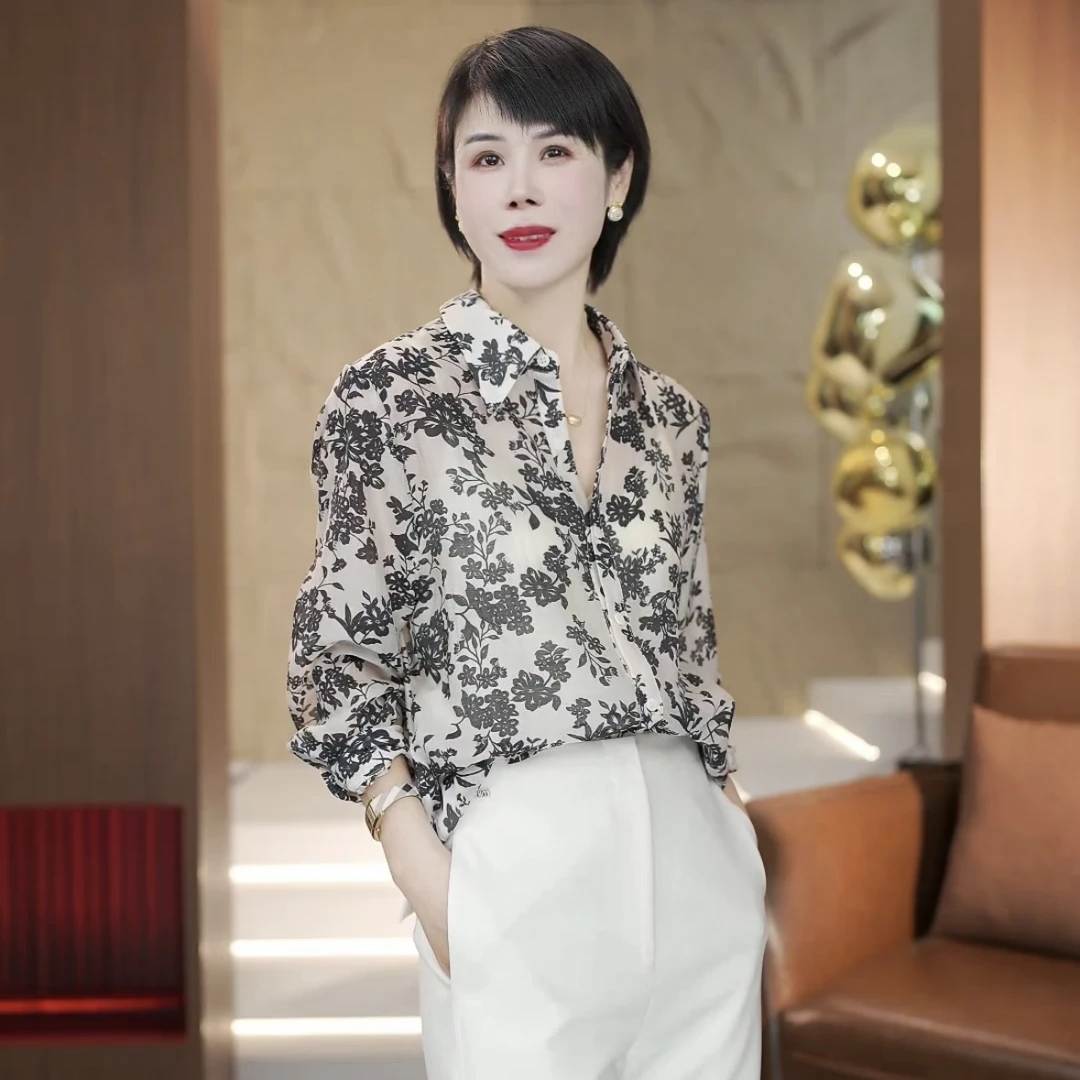 【渲渲推荐】QQ-9056春季休闲翻领花朵夏威夷度假衬衣