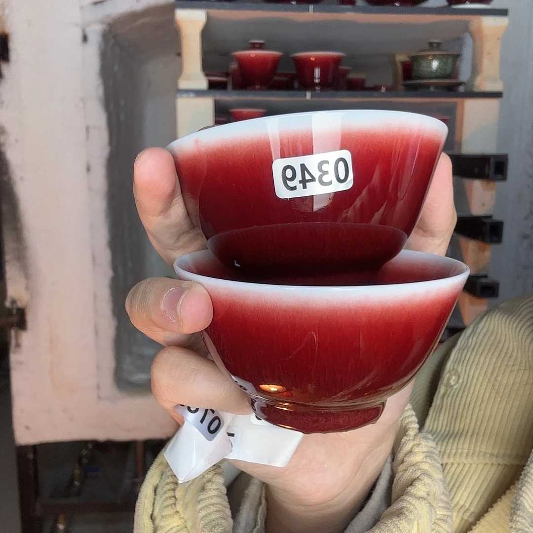 瓷片景德镇郎红陶瓷