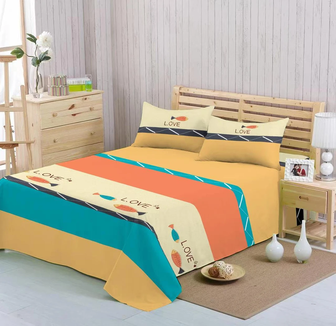 【单人被套】休闲小鱼 加厚棉 150*210时尚亲肤