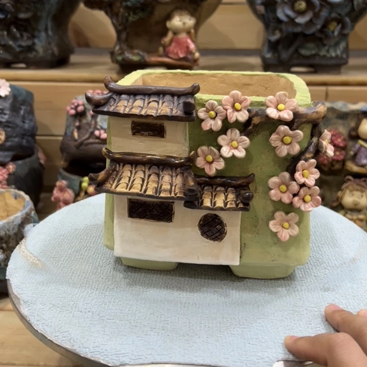 陶然多肉花盆百搭