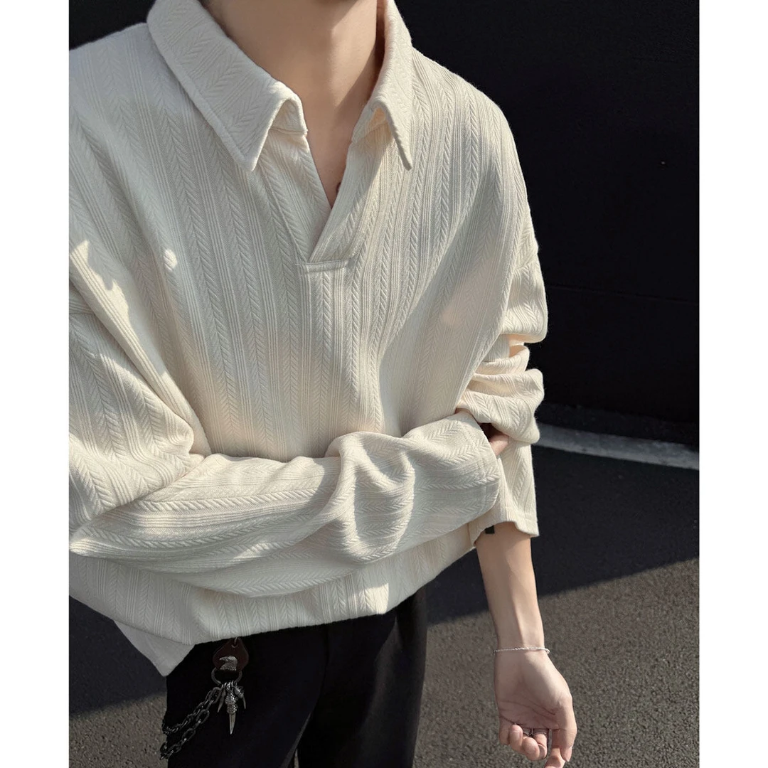 美式休闲vintage麦穗纹提花重磅卫衣男女春秋冬潮牌套头宽松卫衣