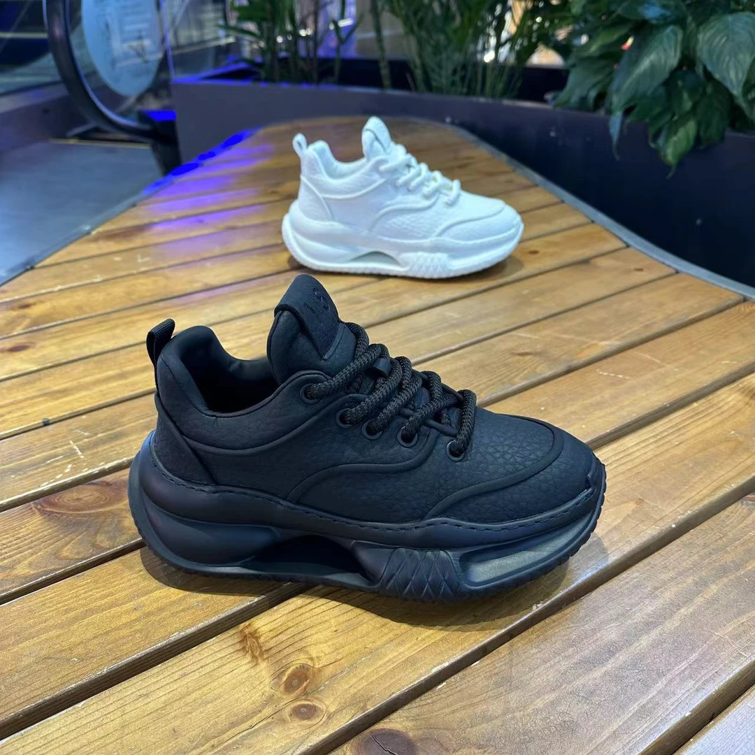 运动休闲鞋加绒透气增高时尚休闲鞋跑鞋软底跑步轻便