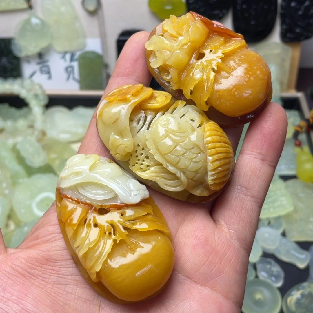 蛇纹石玉未镶嵌颈饰品质珠宝任选一个