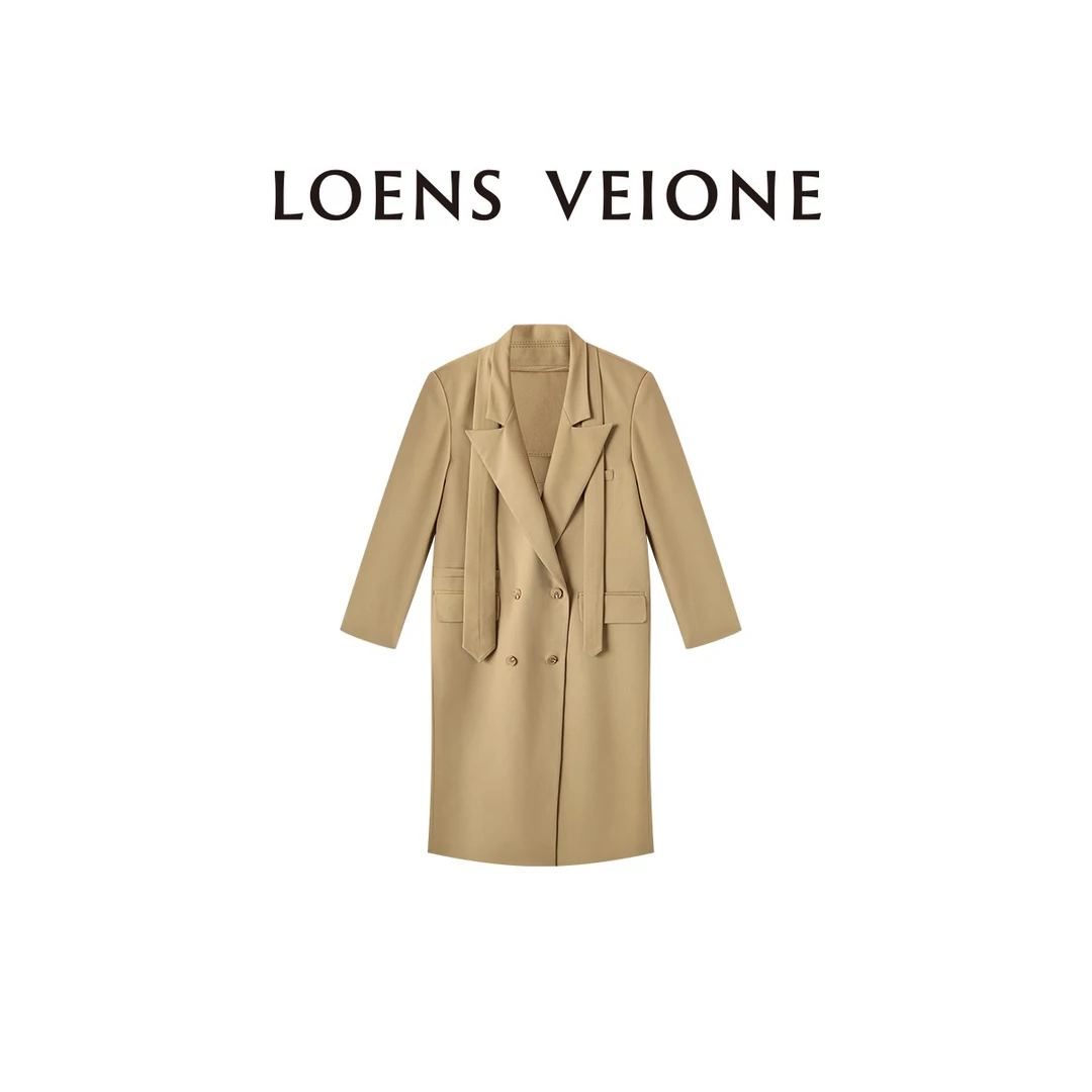 LOENS VEIONE/罗拉【鲲之梦境】【普莱恩】欧美时尚风衣24CVDK0015Y