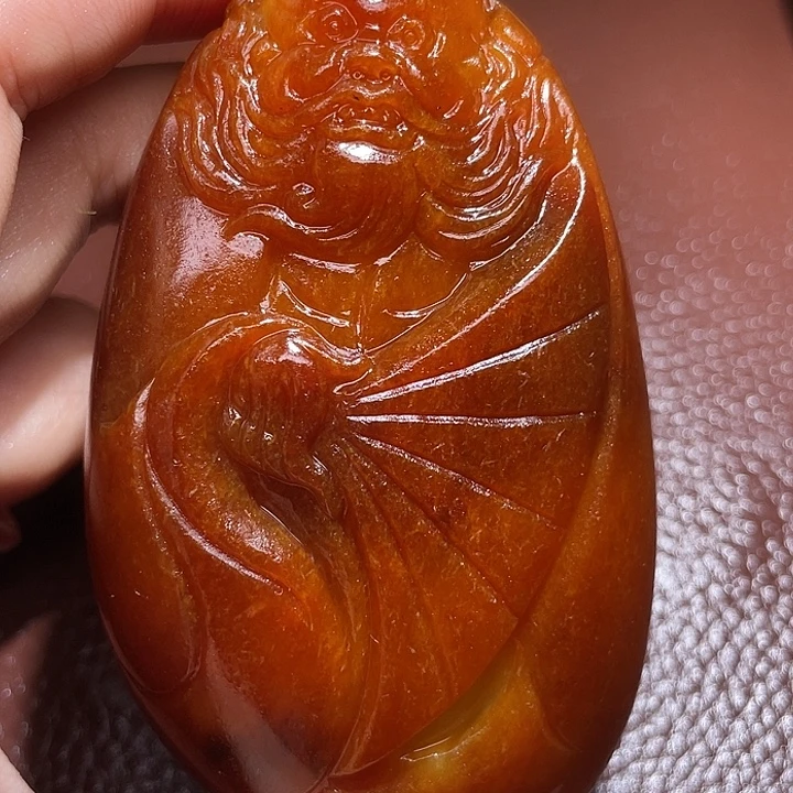 心***神和田玉未镶嵌颈饰