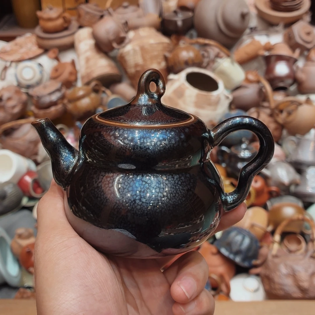 柴烧老岩泥高温茶器皿