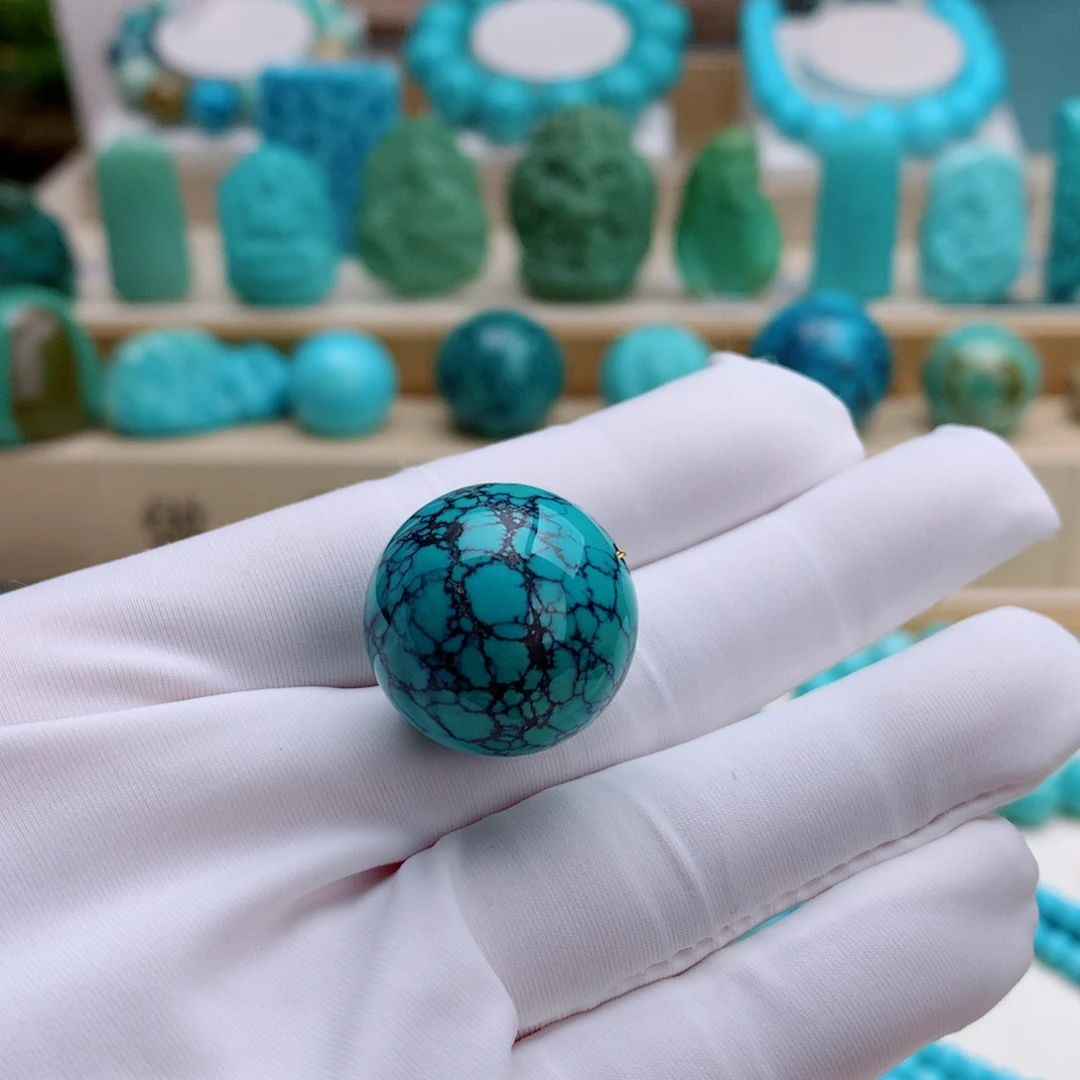 绿松石未镶嵌挂件