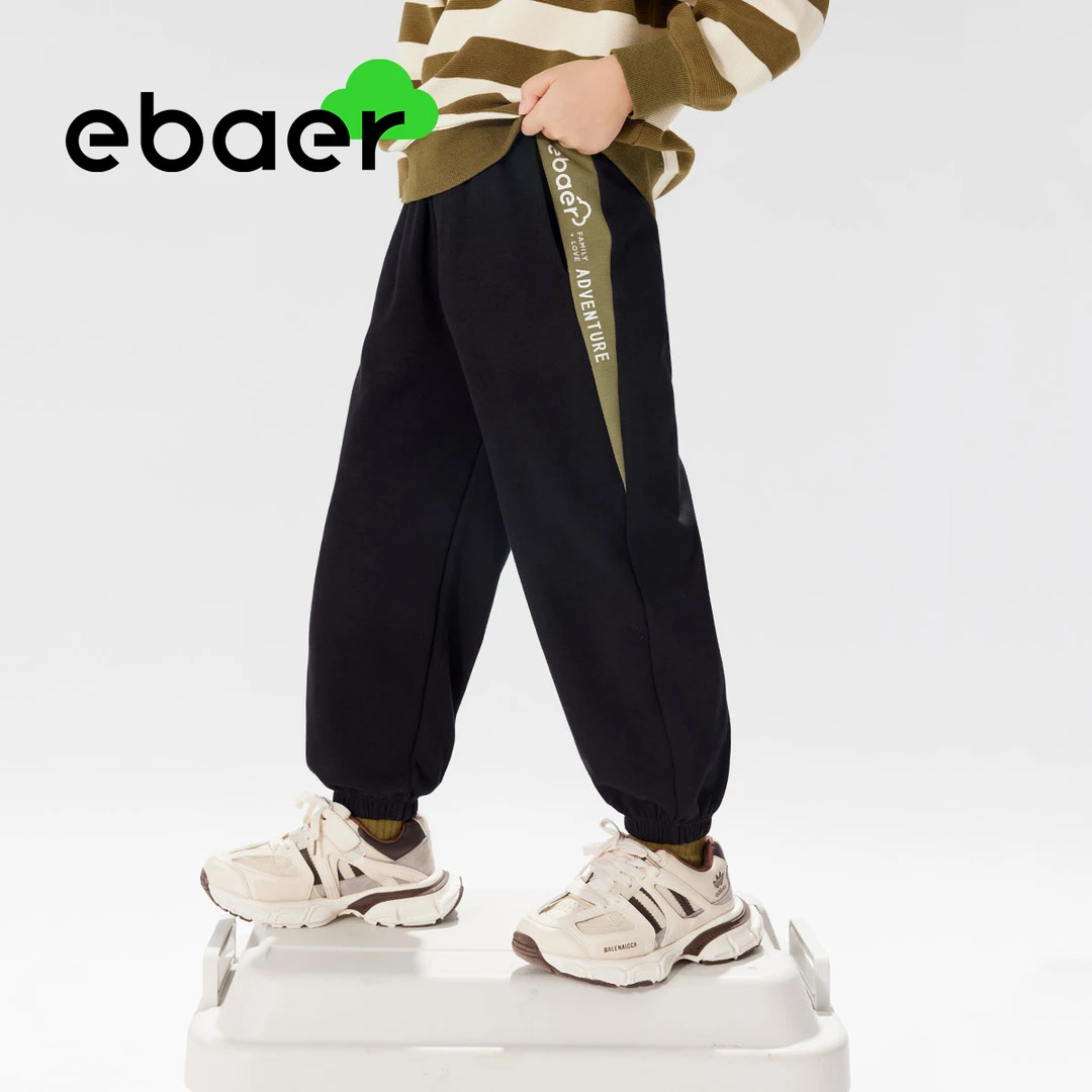 EBAER/中大童男装休闲裤柔软舒适百搭宽松春季秋季