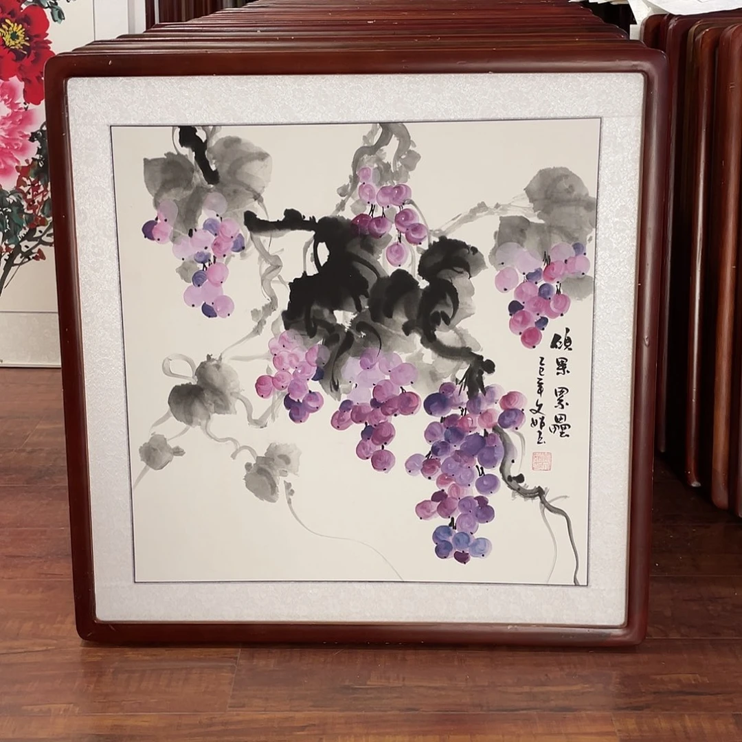 国画带框尺寸63*63厘米