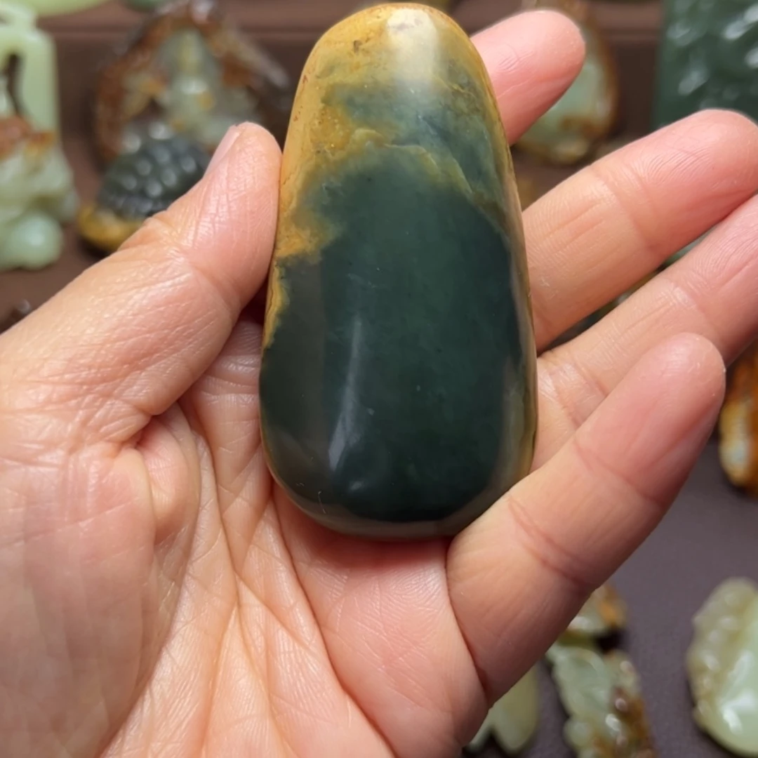 【闪购商品】岫岩河磨玉（透闪石质玉）未镶嵌颈饰