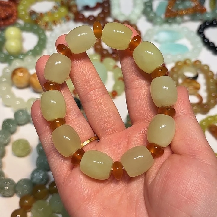 蛇纹石玉未镶嵌手串