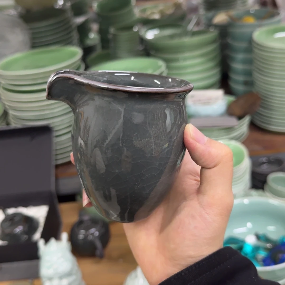 龙泉青瓷茶具微瑕7069